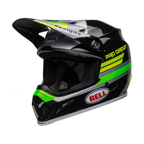 Casque BELL MX-9 Mips Pro Circuit 2020 Black/Green